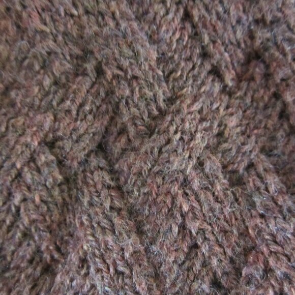 New Jos A Banks Reserve Mens M Heather Rust Brown Cashmere Cotton LS Sweater - Picture 5 of 7